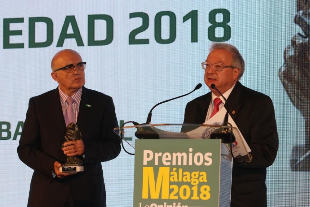 Gala de la entrega de premios de La Opinión de Málaga 2018.