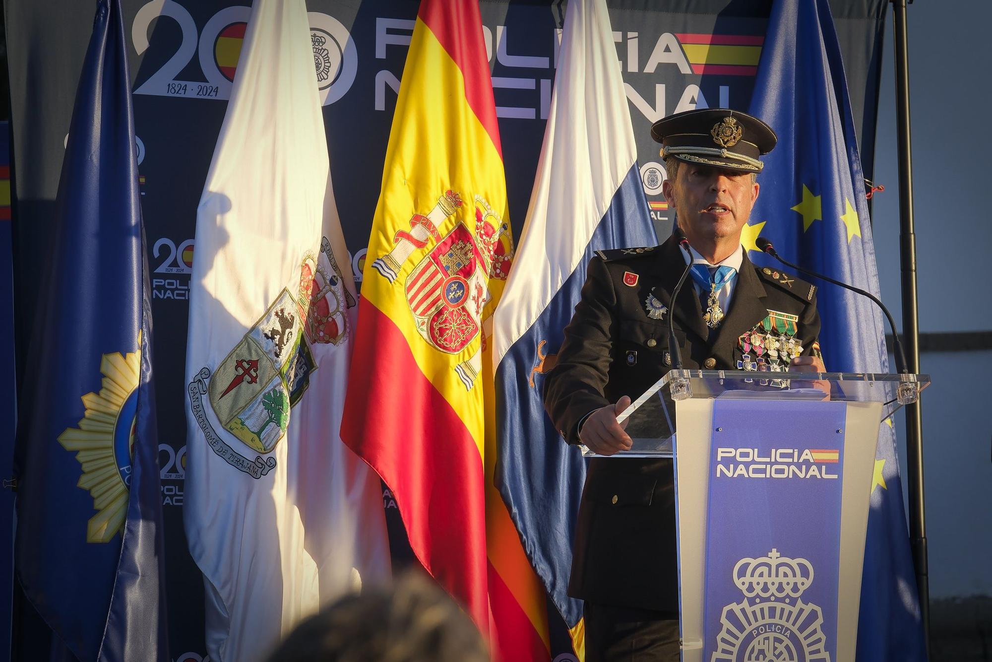 27-09-2024 SAN BARTOLOMÉ DE MASPALOMAS. Acto por el Día de la Policía Nacional, junto al Faro de Maspalomas  | 27/09/2024 | Fotógrafo: Andrés Cruz