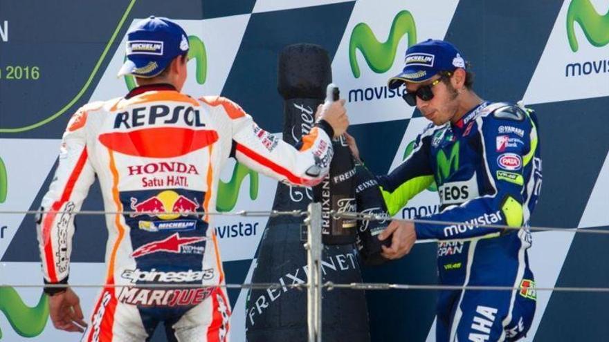 Márquez: &quot;Había que parar la hemorragia, Rossi estaba cogiendo moral&quot;