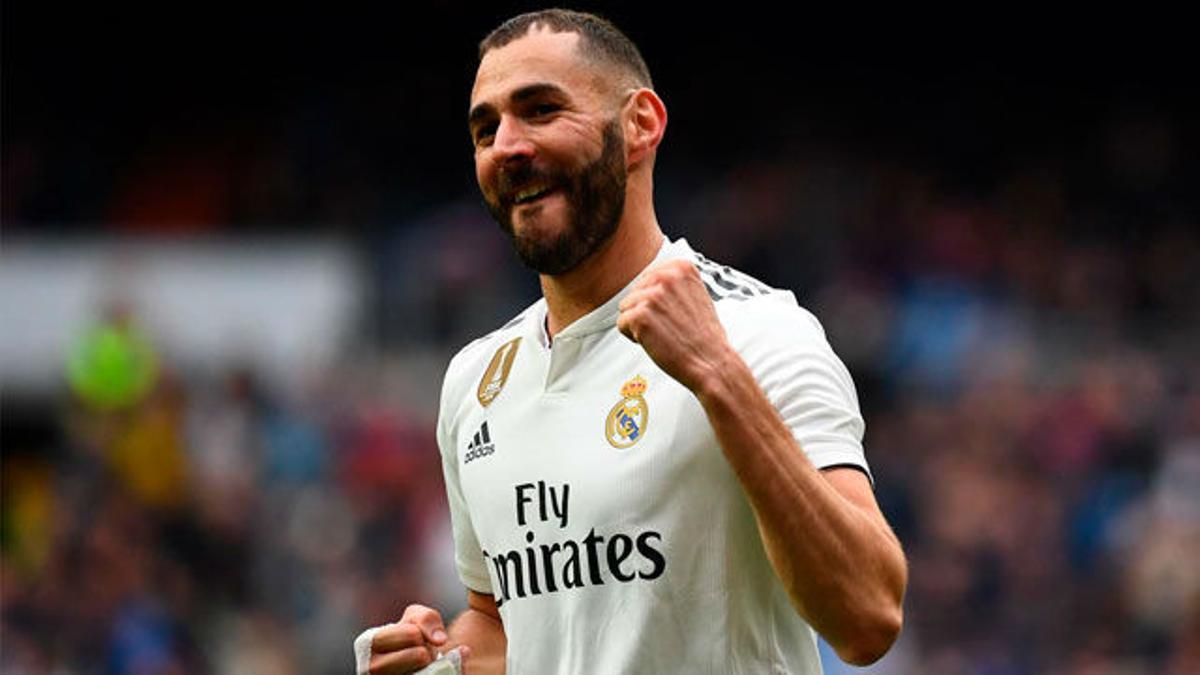 Benzema volvió a ser el mejor del Madrid. El francés marcó un hat-trick ante el Athletic