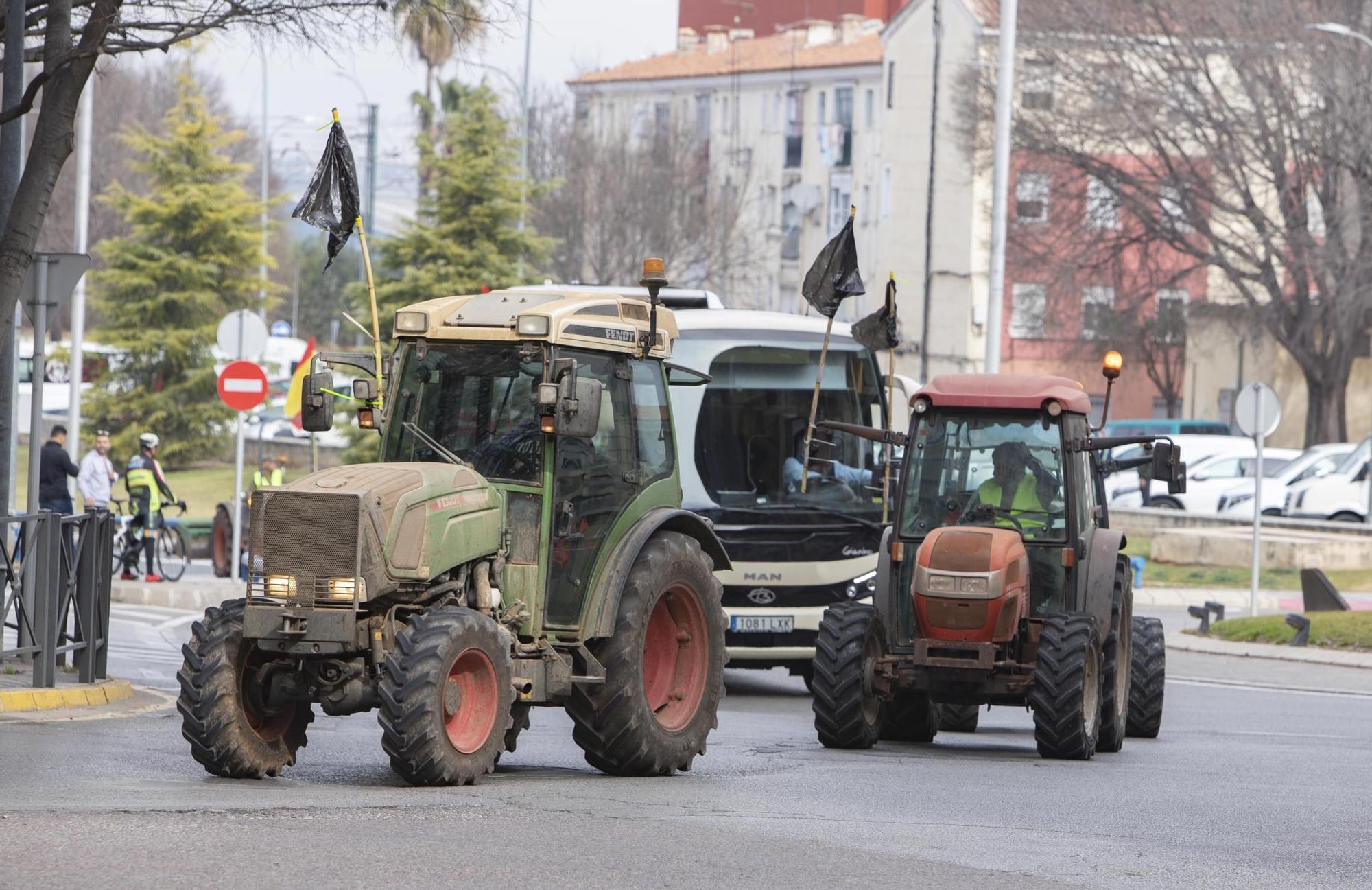 La tractorada por la crisis del campo se hace visible en Xàtiva