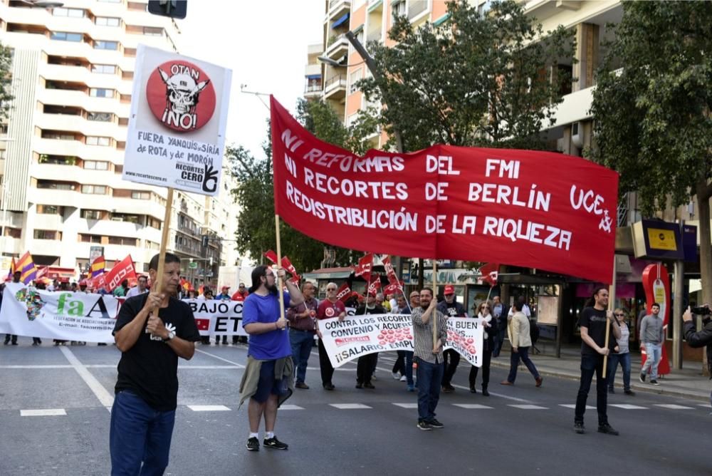 Manifestación del 1 de Mayo en Murcia