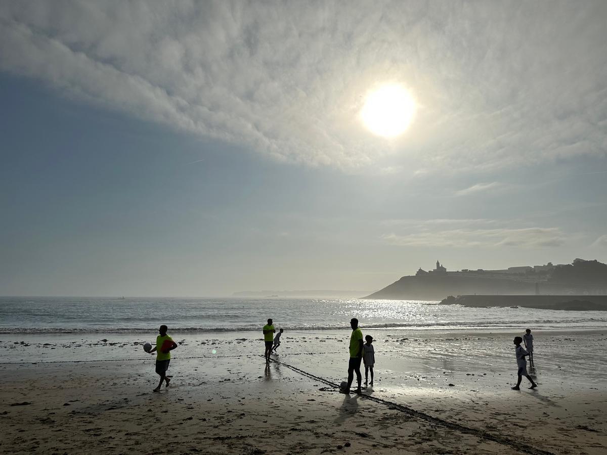 Playa Tercera de Luarca, el pasado verano.