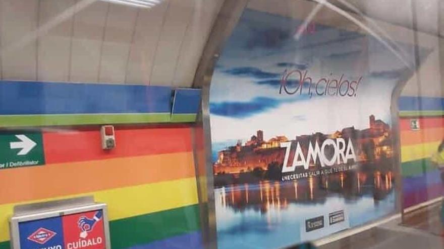 Campaña en el Metro de Madrid.