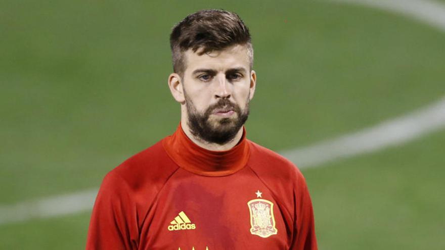 El defensa internacional español, Gerard Piqué.