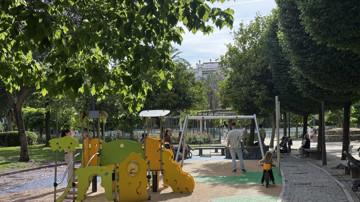 Inauguración area recreativa menores infantiles parque Juan Carlos I