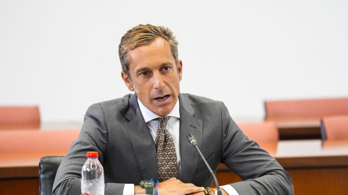 Alvaro Zancajo, este miércoles ante la comisión consultiva de Nombramientos, Relaciones con el Defensor del Pueblo Andaluz y Peticiones del Parlamento.