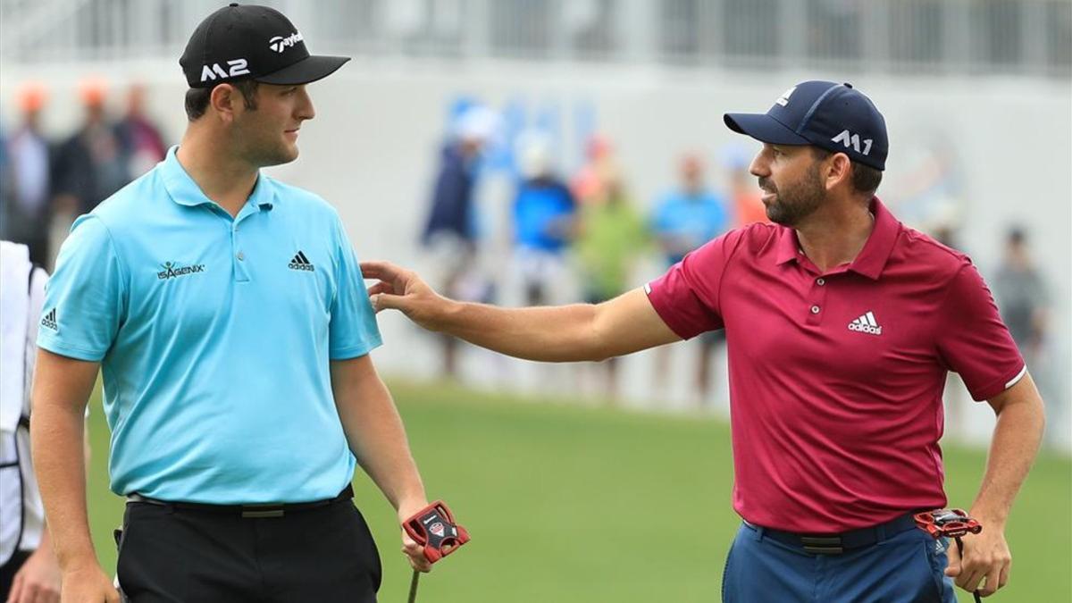 Jon Rahm y Sergio García mantienen una muy buena relación