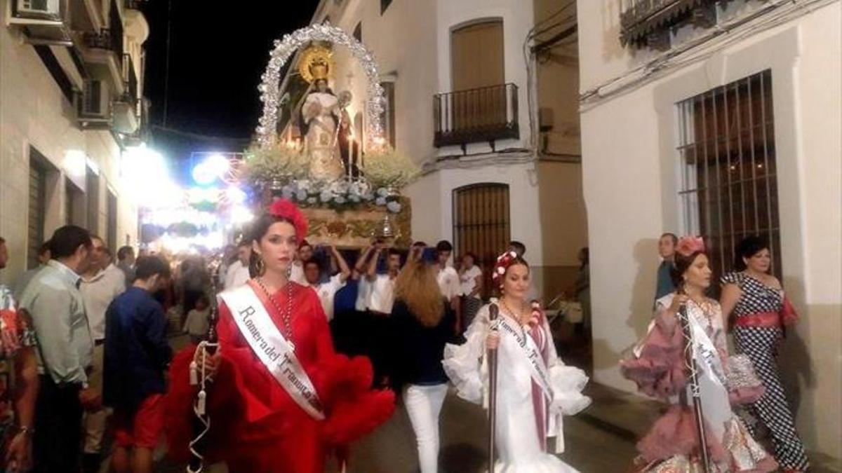 Nuestra Señora del Tránsito en la Feria de Fernán Núñez.