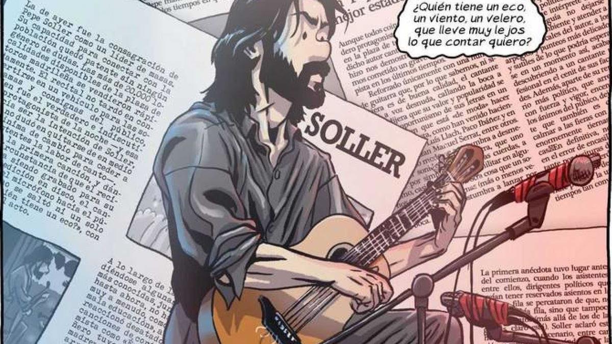 &quot;Memoria de una guitarra&quot;, cómic de Román López-Cabrera.