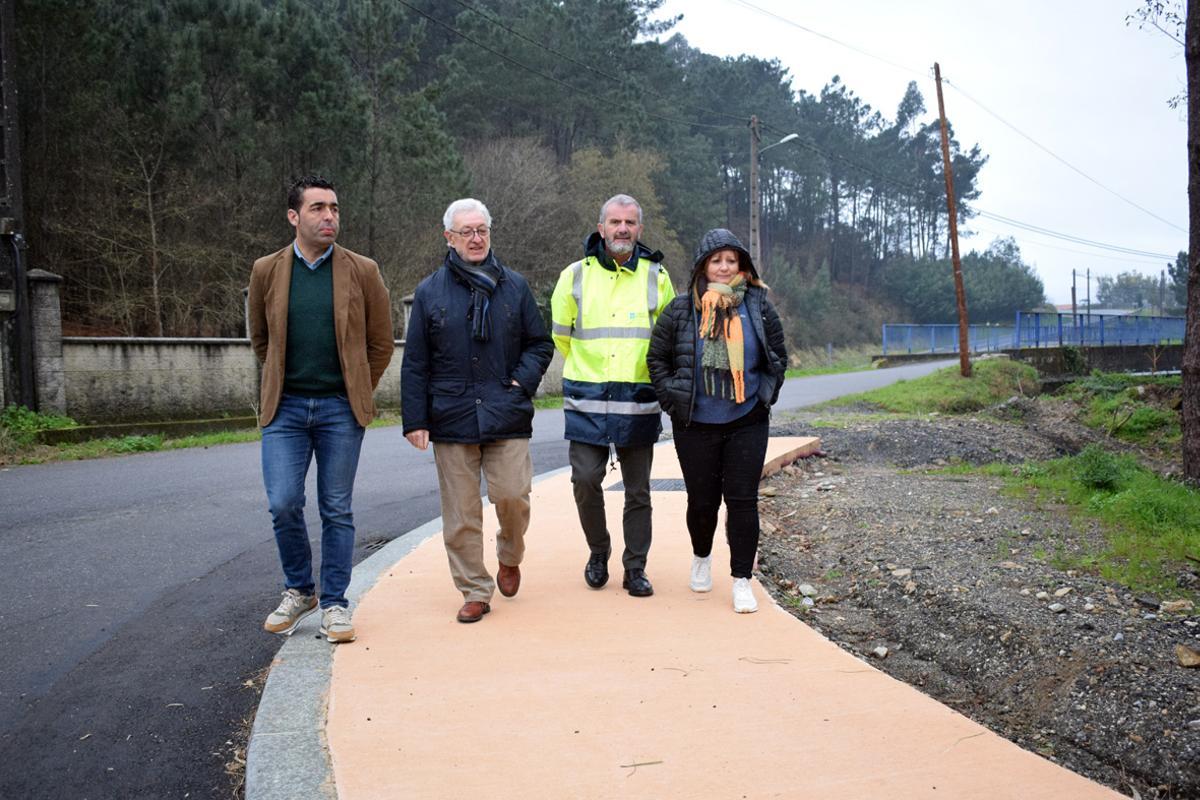 La zona en la que se ejecuta la obra. Al fondo, el punto en el que instalar la nueva pasarela.