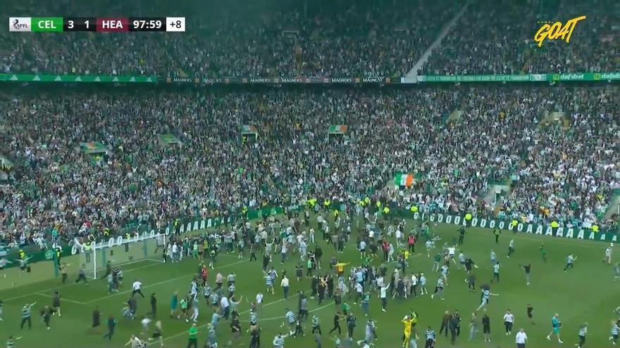 ¡Locura del Celtic proclamándose campeón de Liga en el último minuto!
