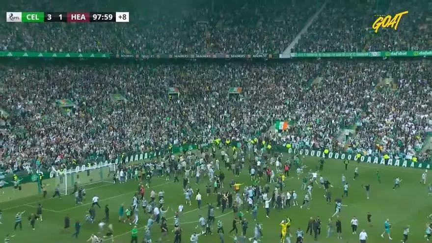 ¡Locura del Celtic proclamándose campeón de Liga en el último minuto!