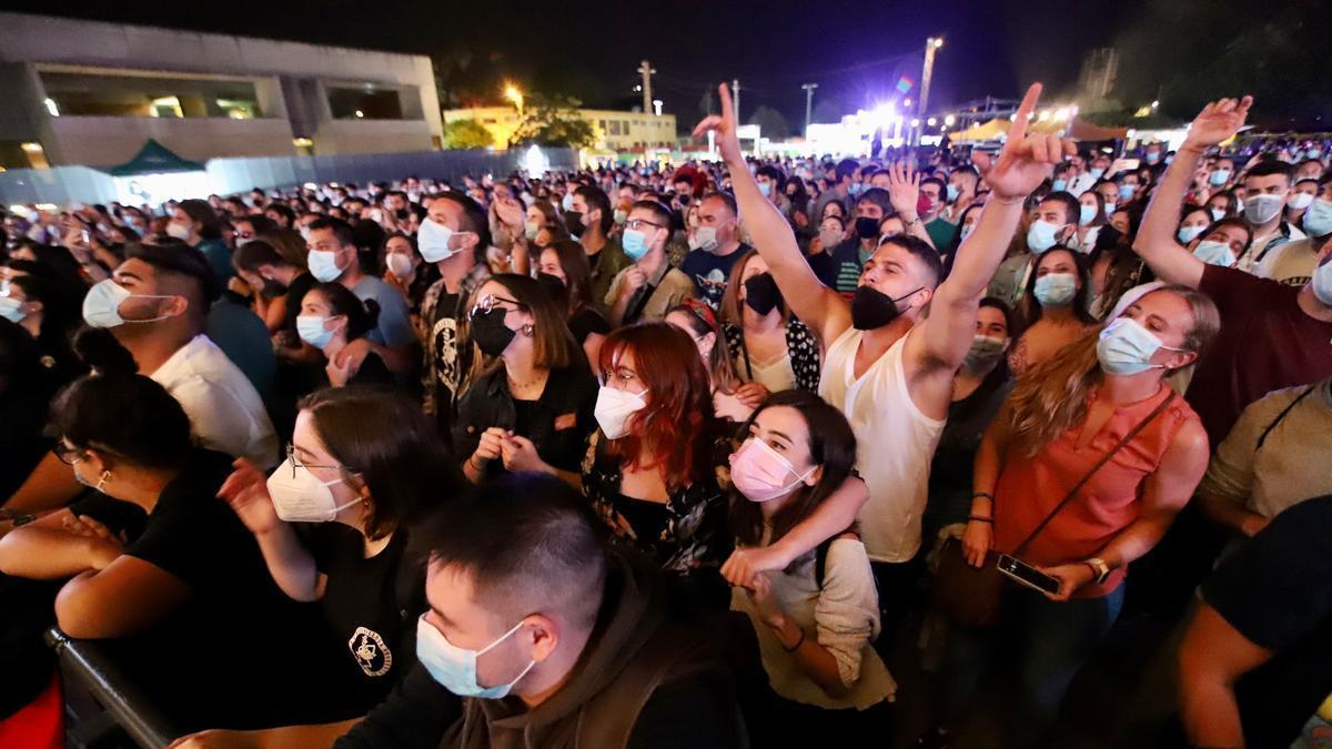 El público durante el concierto de La M.O.D.A.