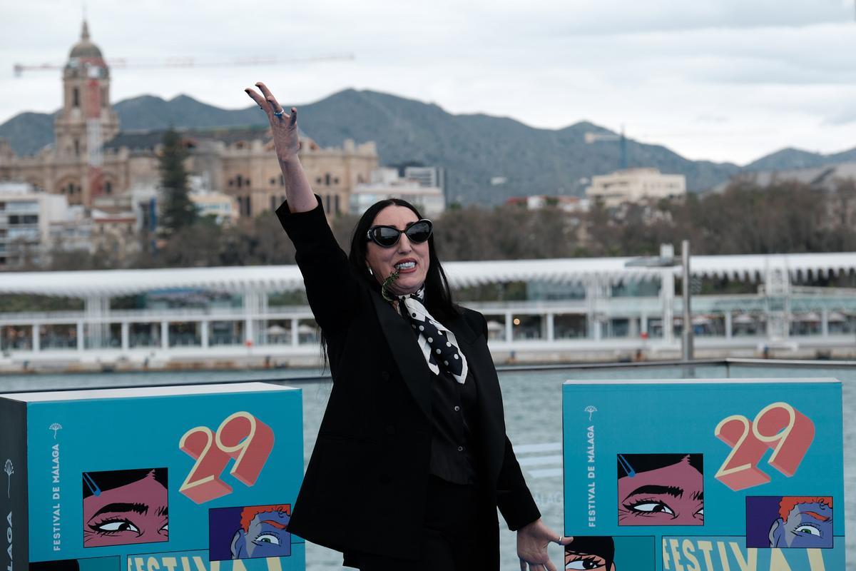 Rossy de Palma, en el Muelle Uno.