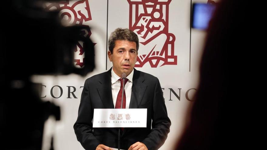 Mazón dimitirá el día 12 como presidente de la Diputación de Alicante y será investido en Les Corts el 13