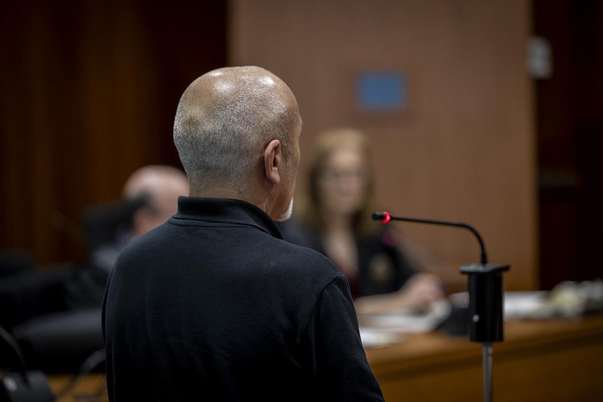 El acusado, C. S. M., en el juicio celebrado este lunes en la Audiencia Provincial de Zaragoza.