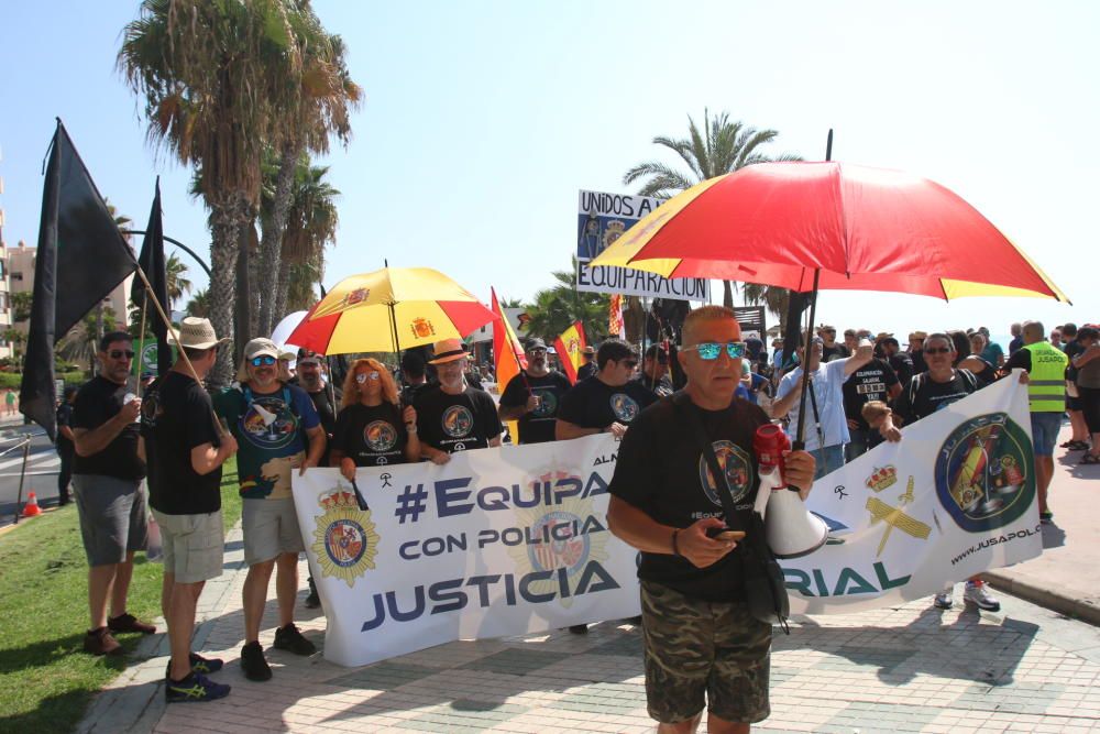 Manifestación de Jusapol por la equiparación salarial