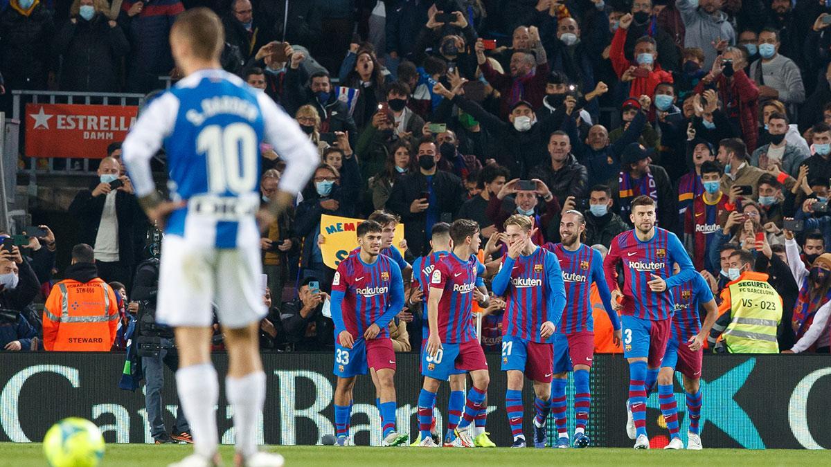 El Barça logró la victoria en el derbi