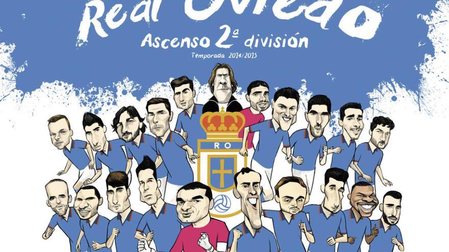 LA NUEVA ESPAÑA regala el sábado el póster del ascenso azul