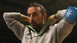 Joan Plaza, en su etapa como entrenador del Unicaja.