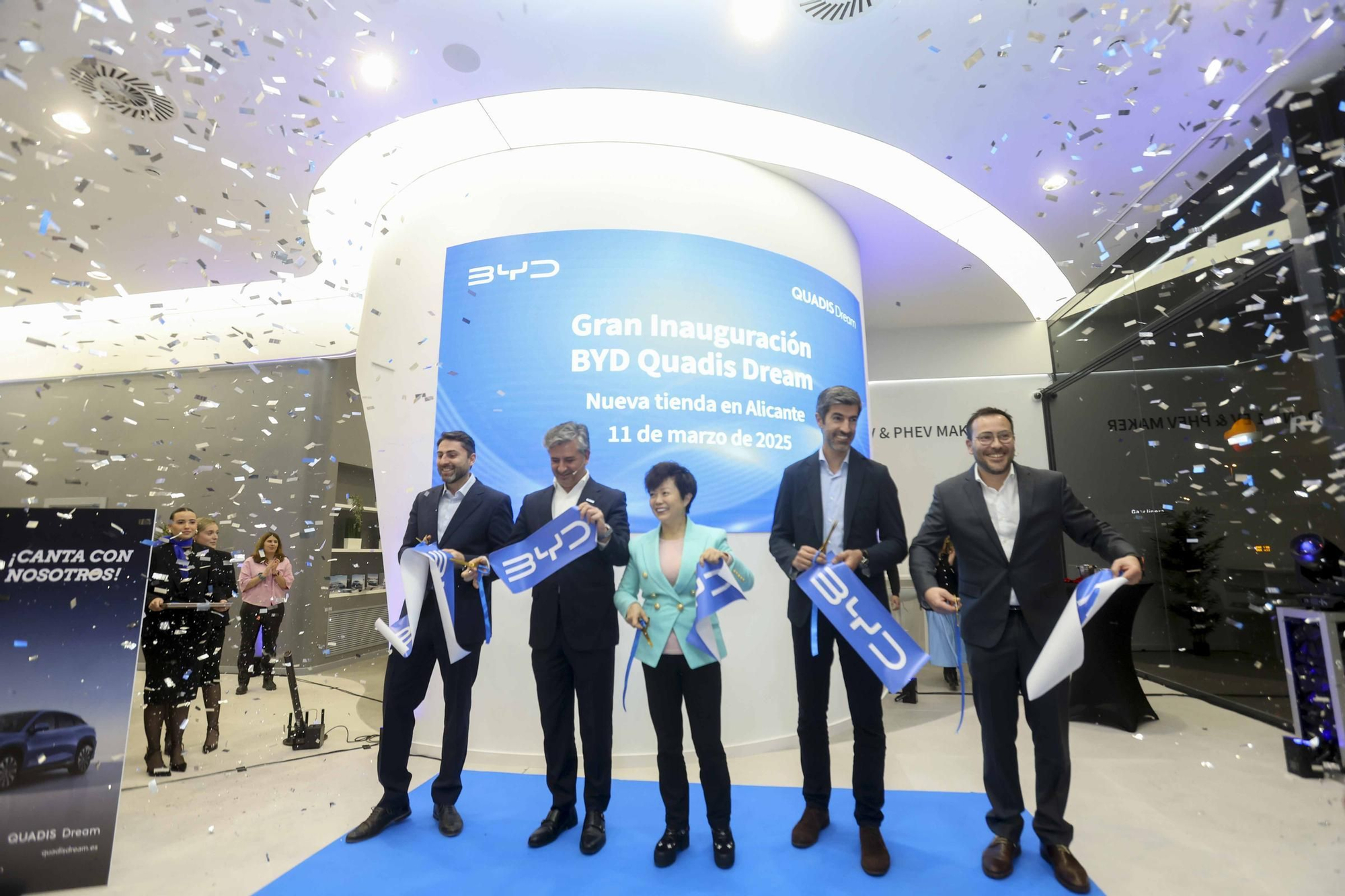 QUADIS Dream inaugura el primer centro BYD en Alicante.