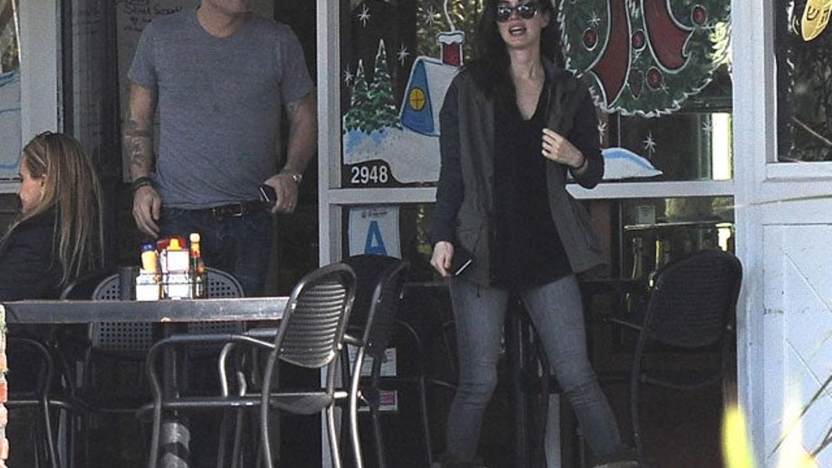 Brian Austin Green y Megan Fox se van juntos a desayunar