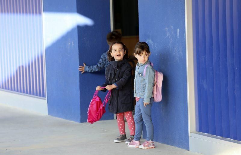 Primer día de clase en el nuevo colegio Parque Venecia