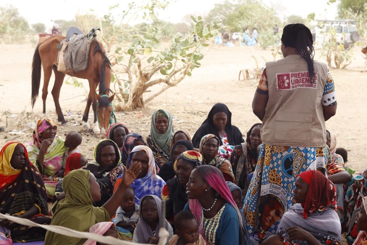 Éxodo de refugiados sudaneses hacia El Chad