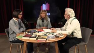 Pilar Eyre, con Inés Martín Rodrigo y Álex Sàlmon.