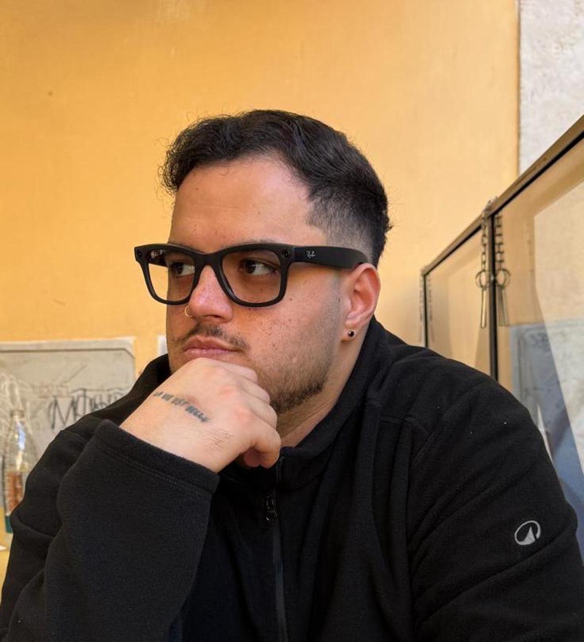 El joven iraní afincado en Tenerife Alireza Mirhosseini.