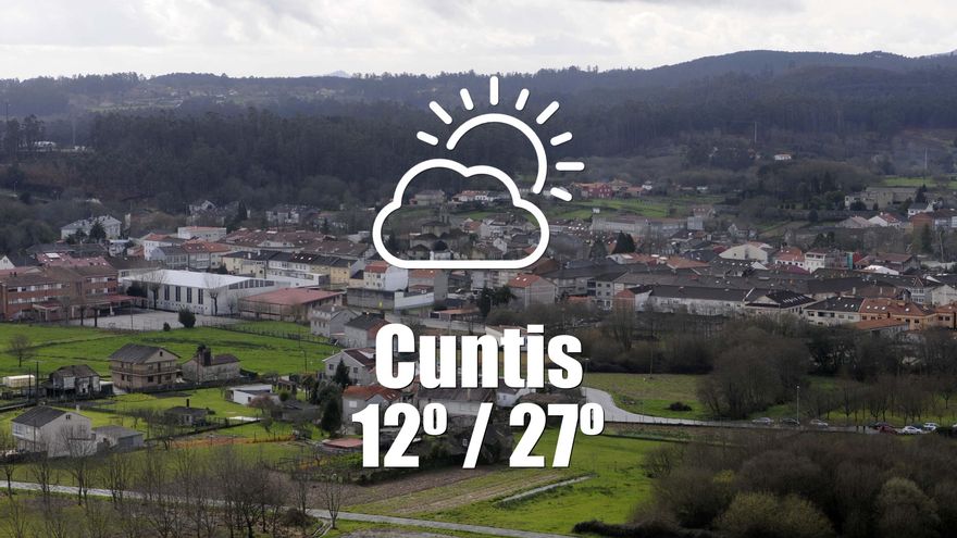 El tiempo en Cuntis: previsión meteorológica para hoy, lunes 14 de julio