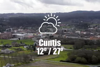 El tiempo en Cuntis: previsión meteorológica para hoy, lunes 14 de julio