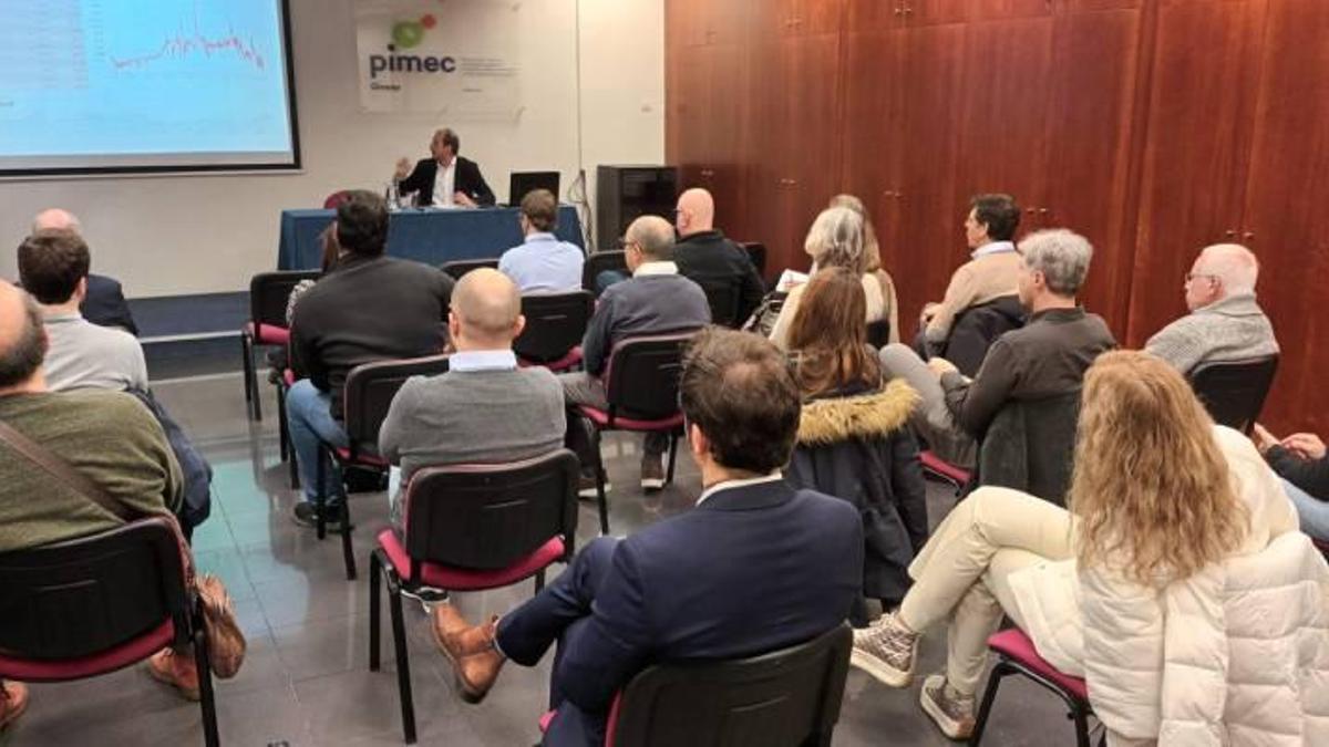 Acte de PIMEC a Girona per analitzar les projeccions de l'economia.