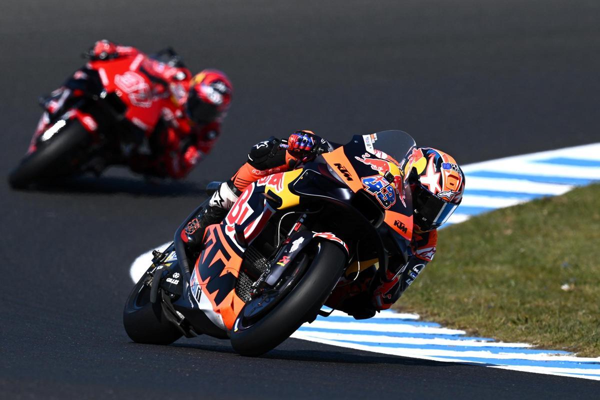 Un instante del GP de Australia.