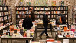 La librería Calders, días antes del pasado Sant Jordi.