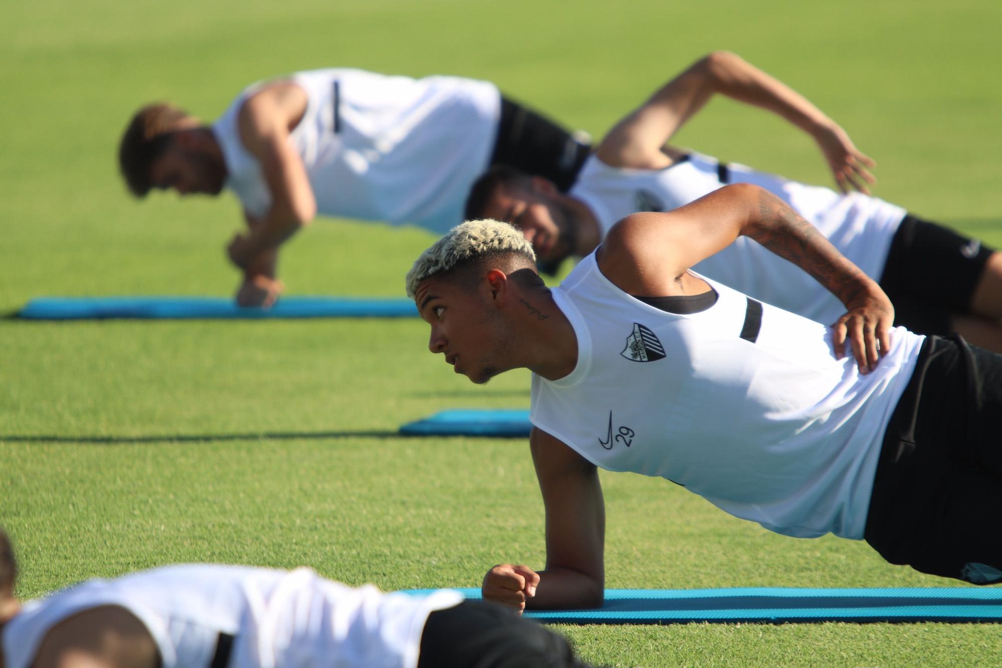 Primer entrenamiento del Málaga CF