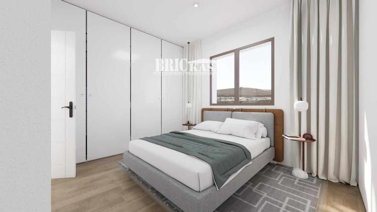 Dormitorio piso en Nuevo Cáceres