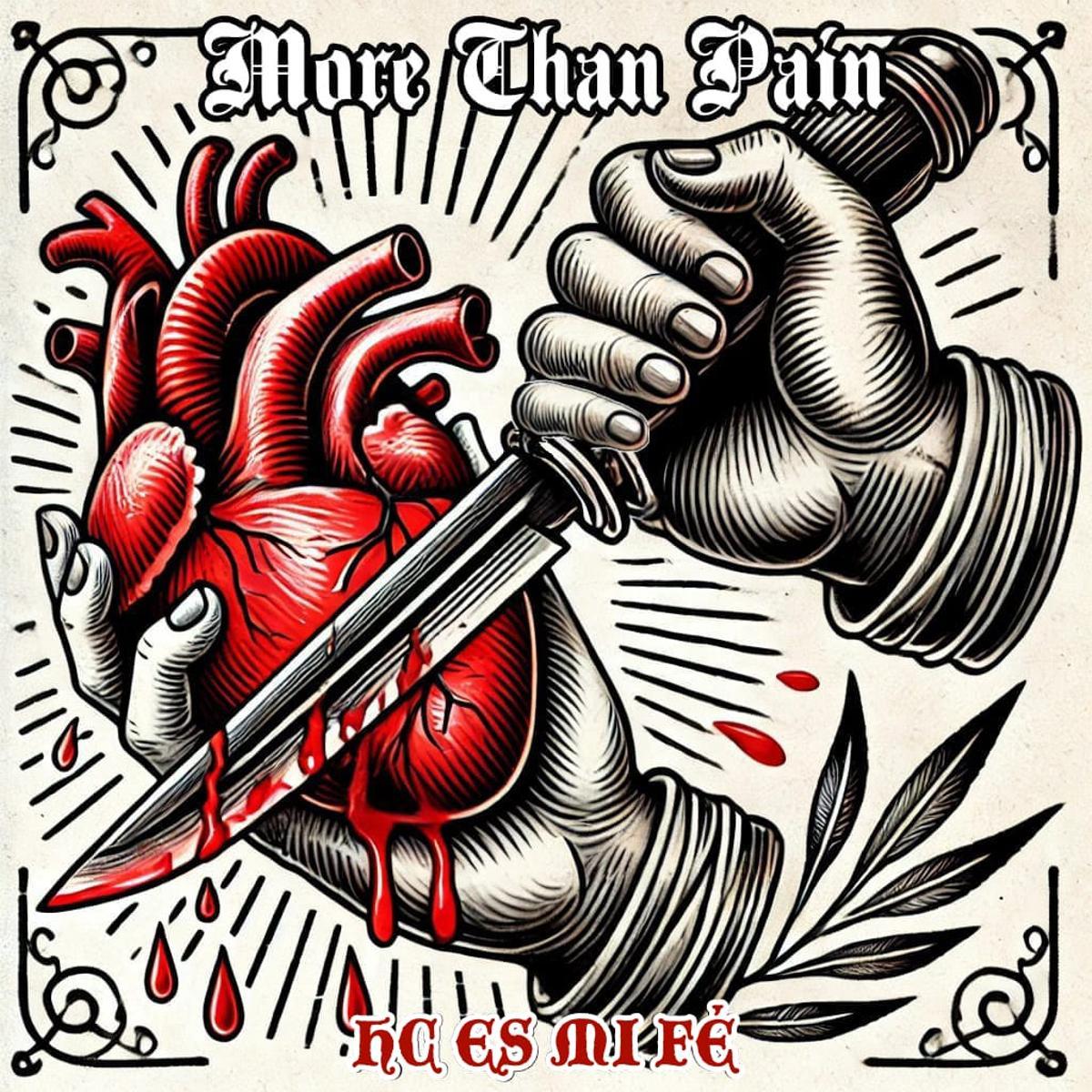 Una imagen de la portada deldisco de More Than Pain.
