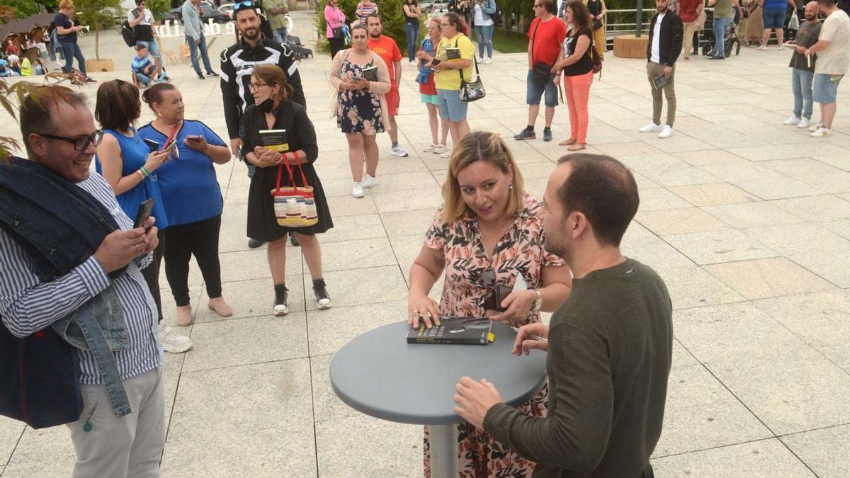 Las firmas de libros fueron los actos más multitudinarios. 