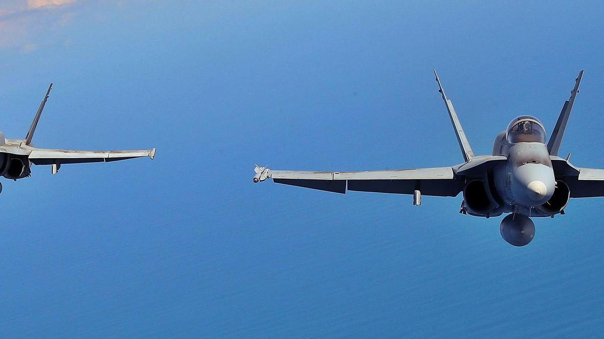 El cielo de Canarias prueba los últimos avances de los cazas de España y  Francia - La Provincia