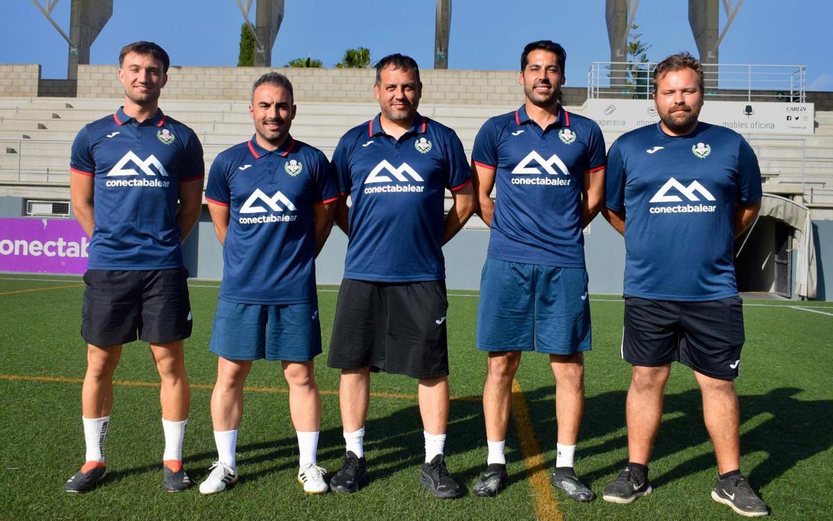 Cuerpo técnico del CE Manacor
