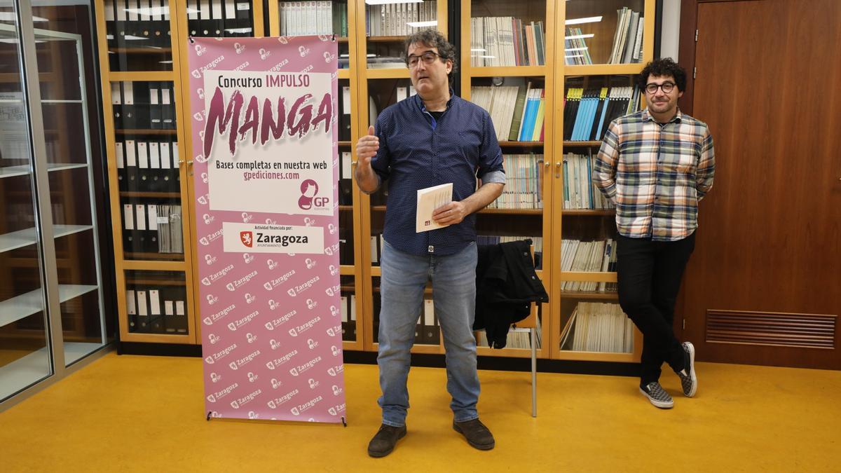 Daniel Viñuales, de GP Ediciones, desgrana en la Escuela de Artes de Zaragoza el Concurso Impulso Manga.