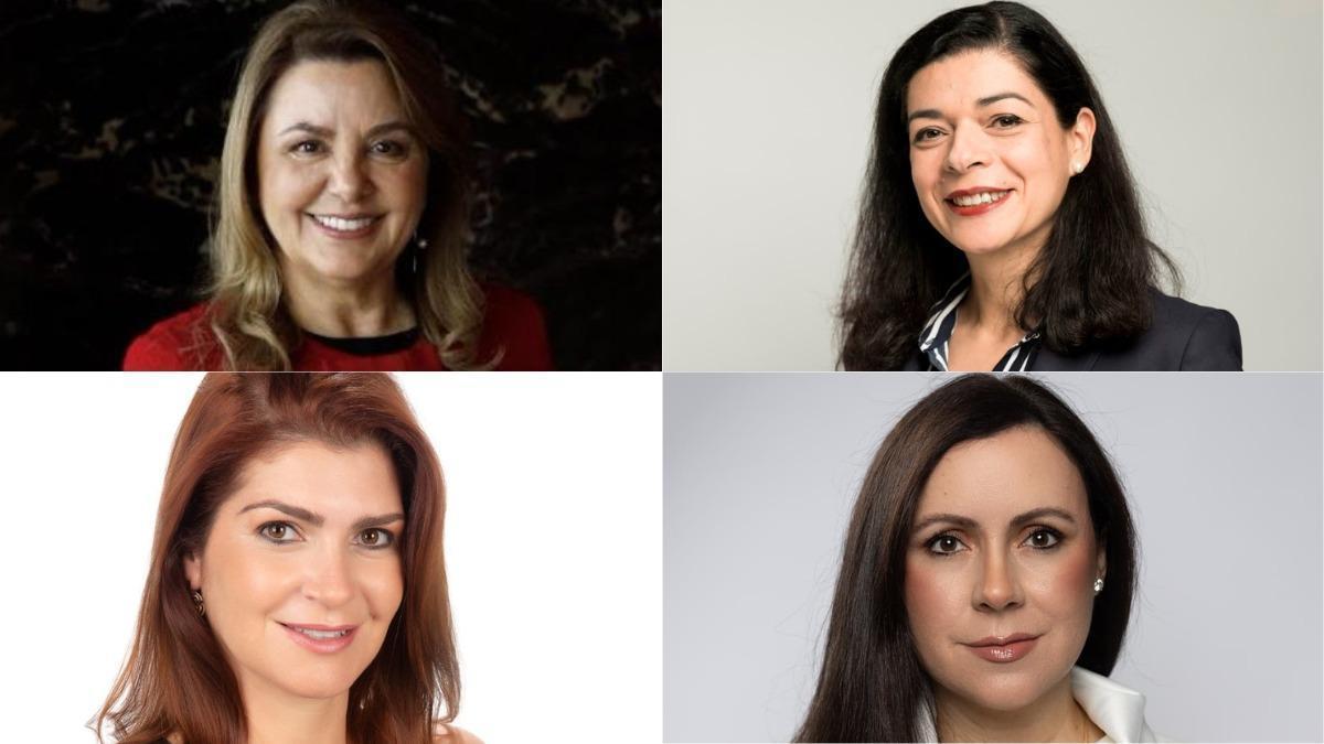 Arriba a la izquierda Álvarez; a su lado, Gil; y abajo Fernández y Angola