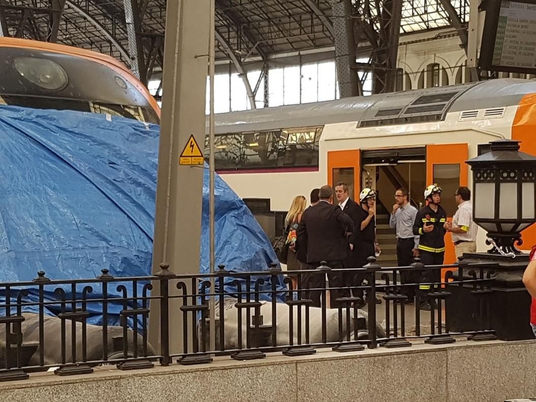 Fotogalería / Accidente de tren en la Estación de Francia en Barcelona