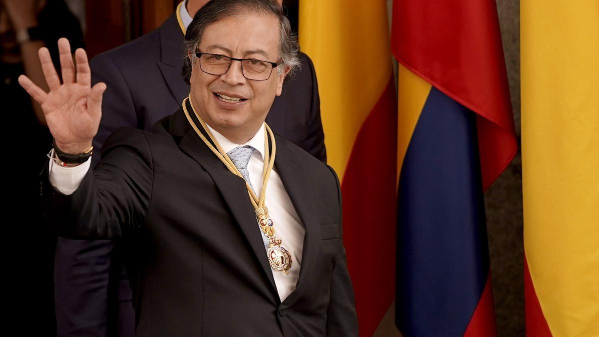 El presidente de Colombia, Gustavo Petro, en su visita de Estado a España, en imágenes