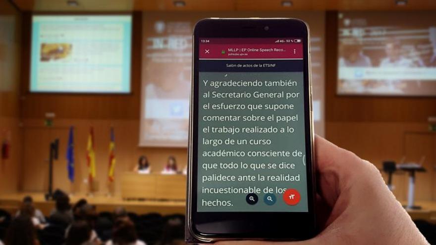 La UPV implanta un sistema de subtítulos con Inteligencia Artificial