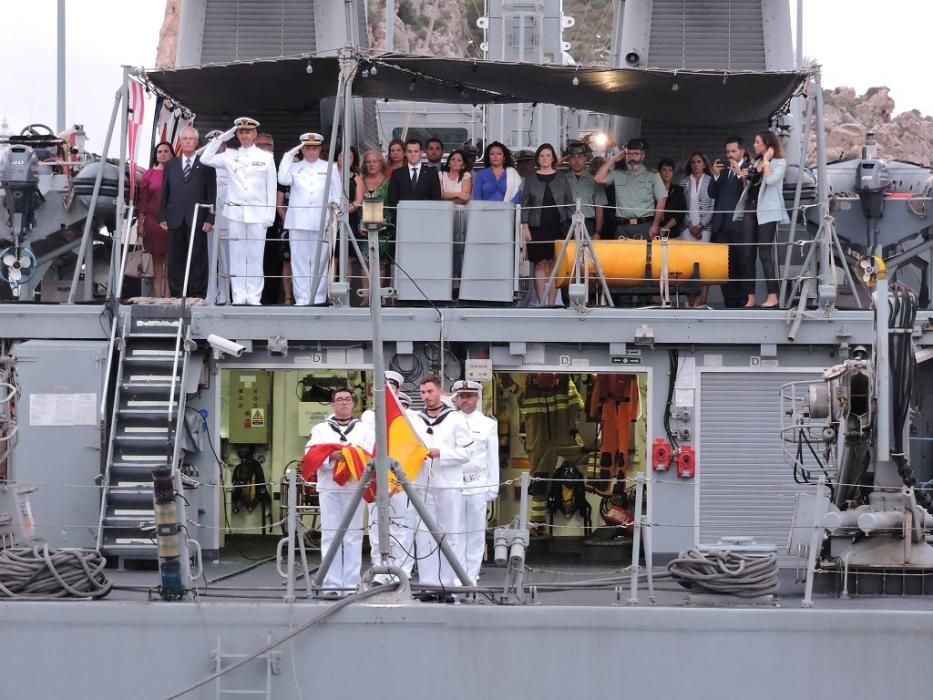 Jornada de puertas abiertas en Águilas con la Armada