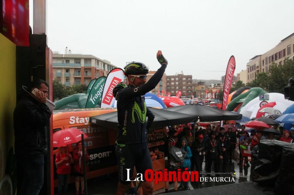 Salida de la Vuelta Ciclista a España desde Lorca