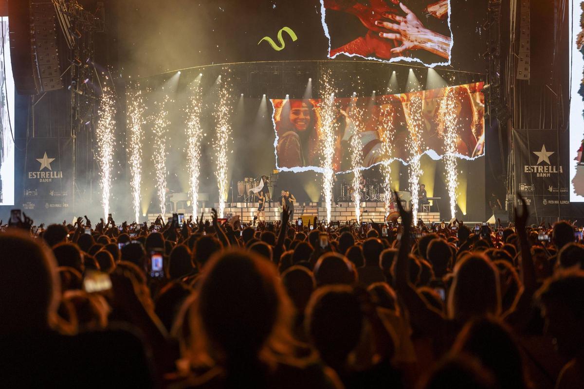 El concierto de Alejandro Sanz en Palma, en imágenes